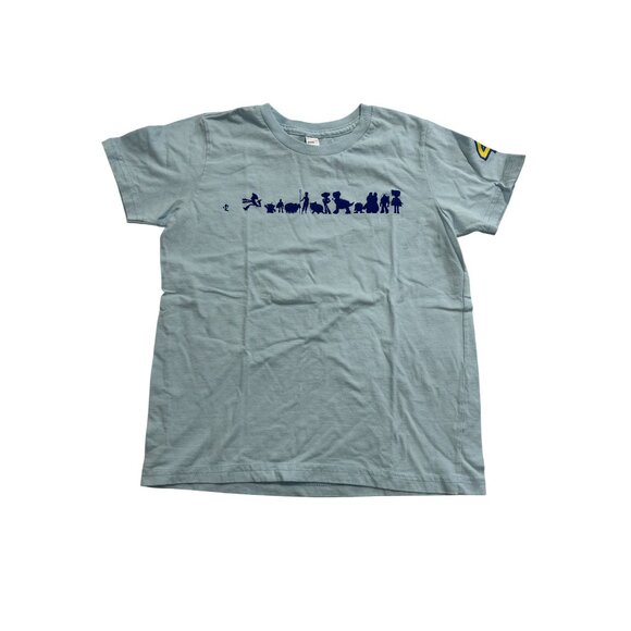 American Apparel Pixar character Short Sleeve T-Shirt in Blue - Picture 1 of 3
